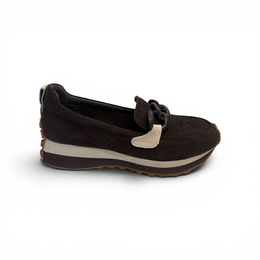 Top End Zaphas Loafer - Black/Milk Suede