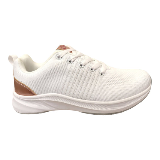 Cabello Walker - White with Rose Gold detail