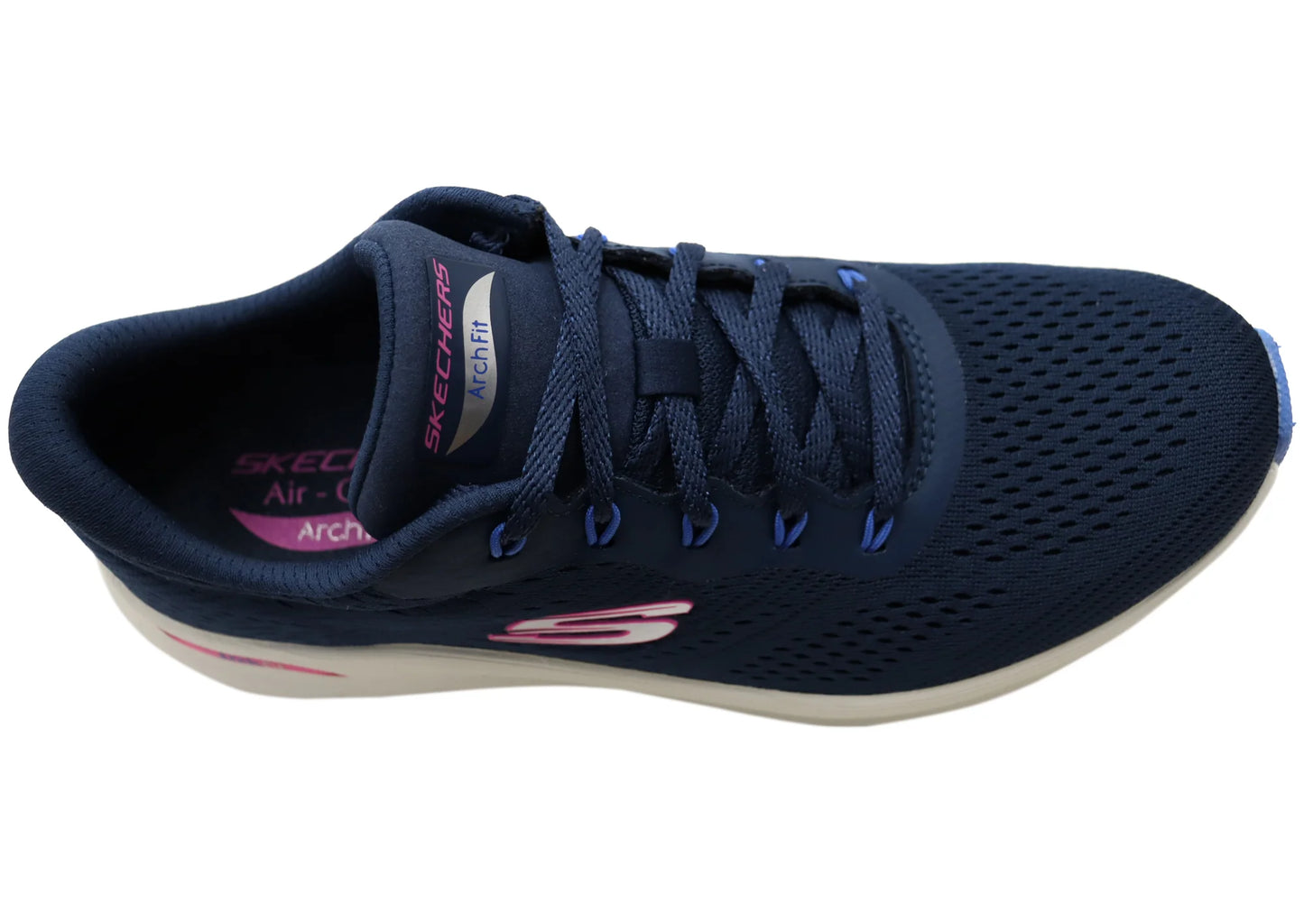 Skechers Womens Arch Fit 2.0 Big League Comfortable Shoes - Navy