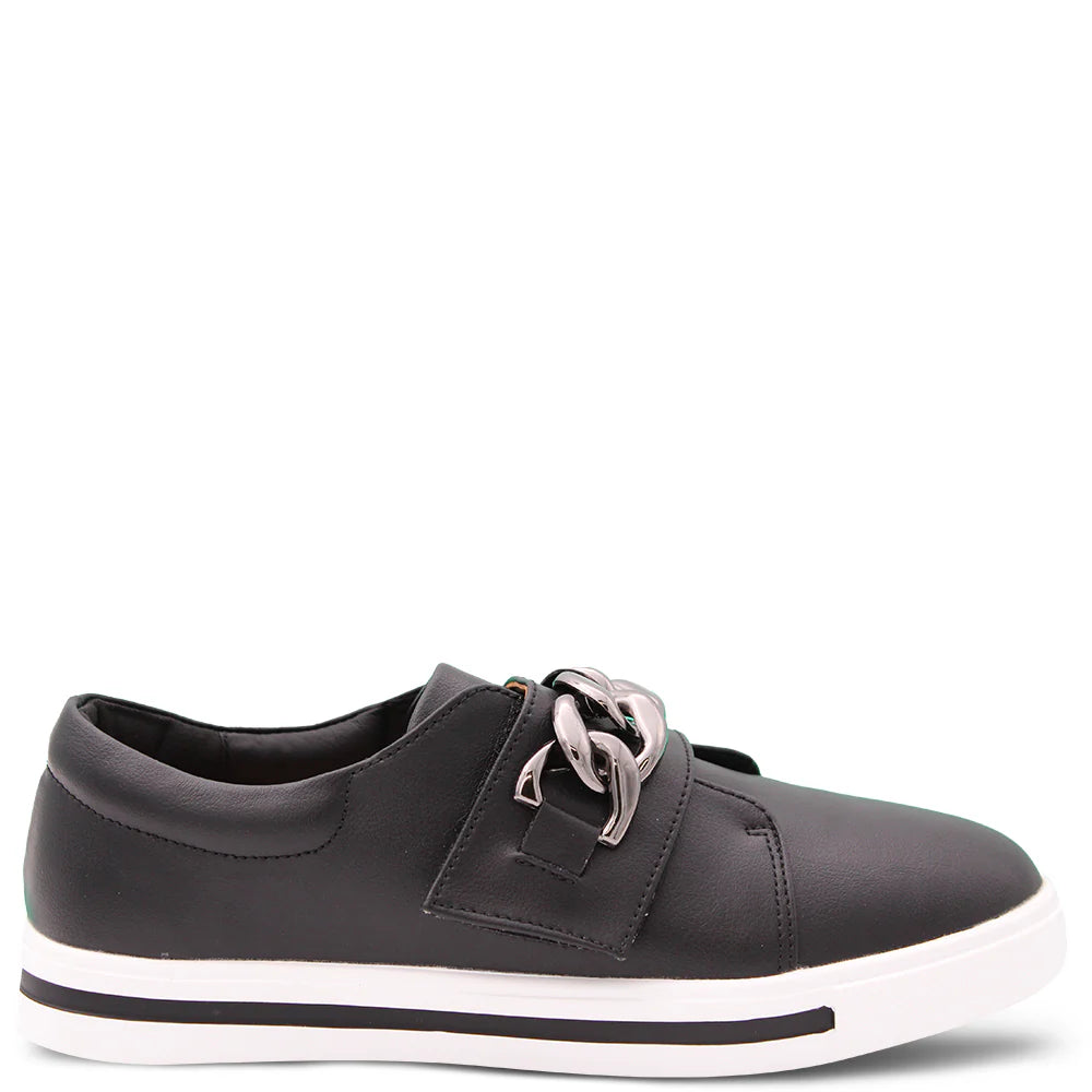 Bay Lane Koolah - Black Leather