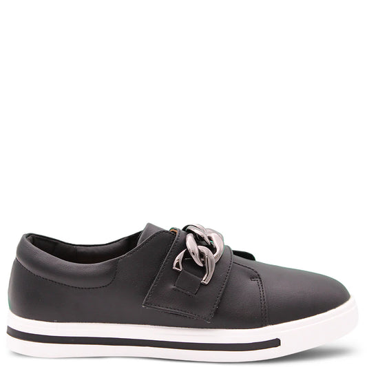 Bay Lane Koolah - Black Leather