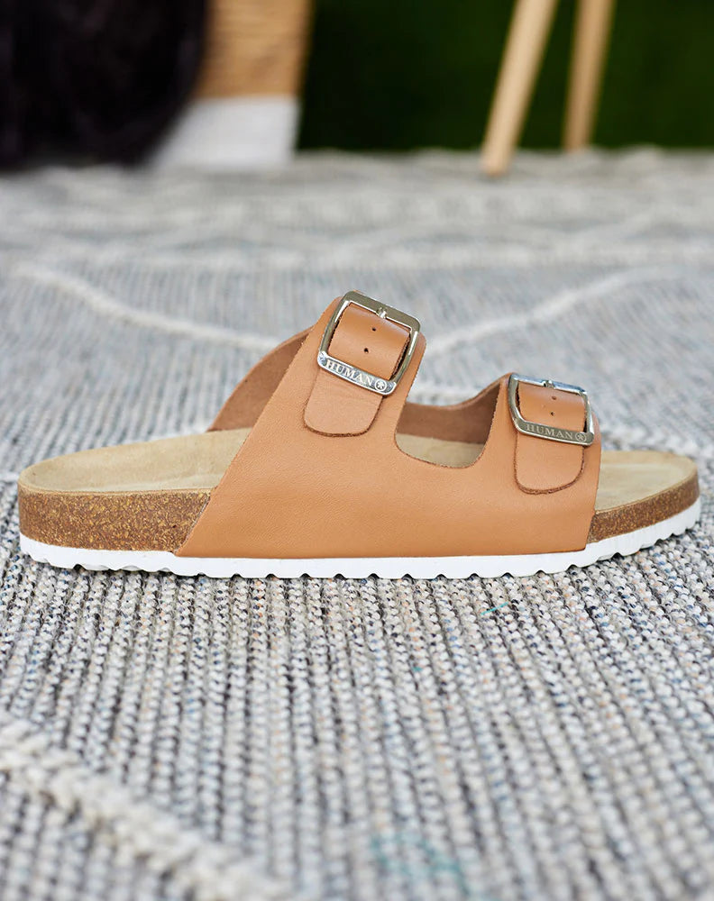 Human Premium Lynx Slides - Tan