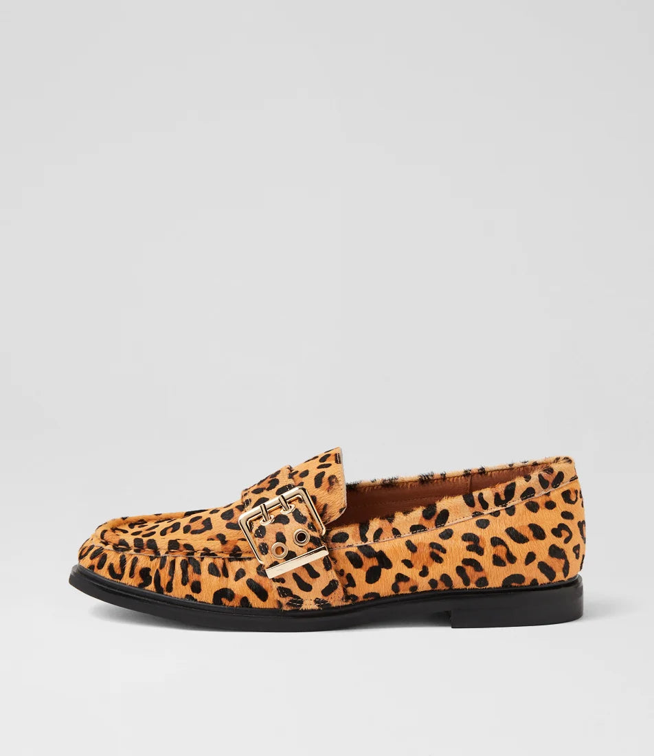 Mollini - Genelle Leopard Pony Loafers