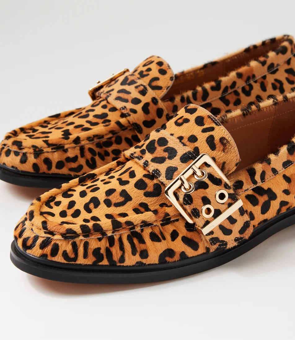 Mollini - Genelle Leopard Pony Loafers