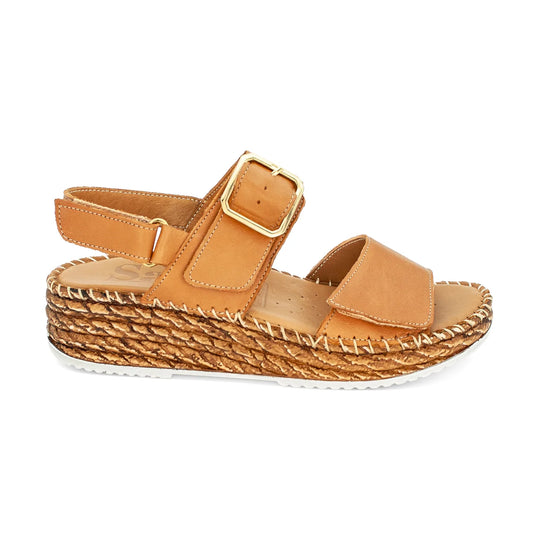 Sala Manitu - Coconut Leather Wedge Sandal