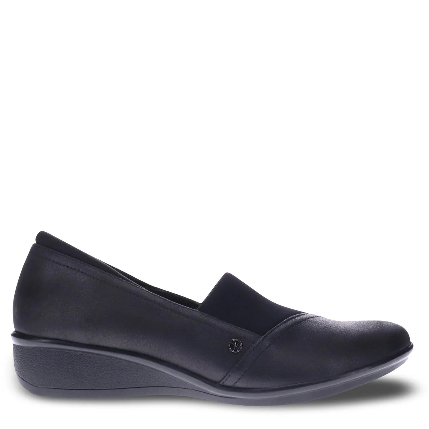 Revere - NAPLES - BLACK FRENCH LEATHER FLATS