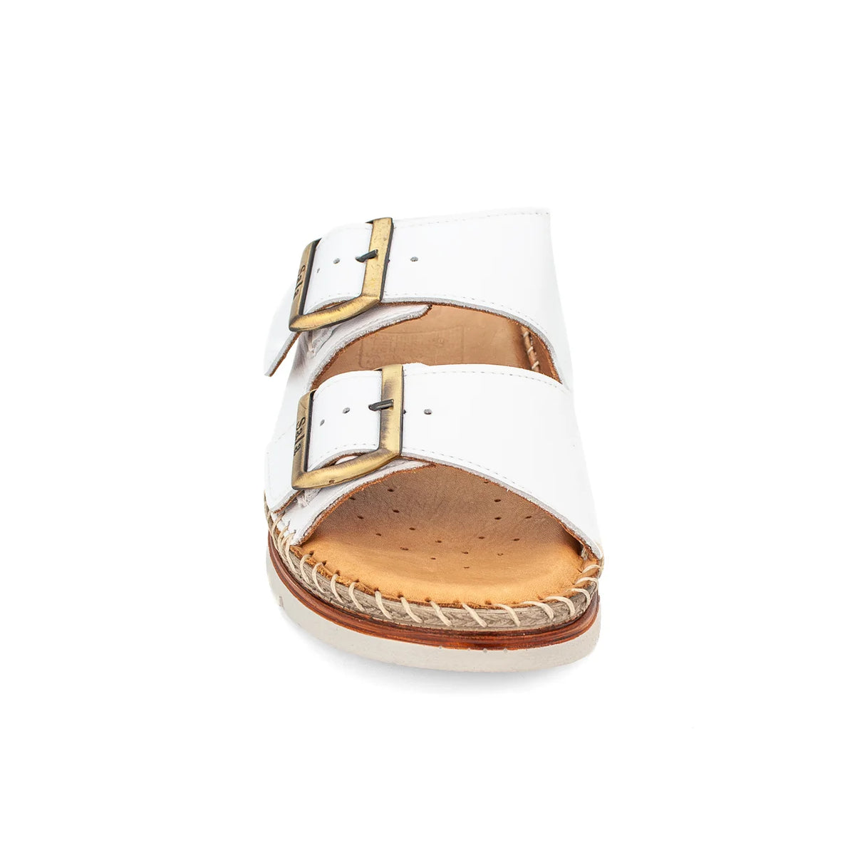 Sala Oasis Wedge Sandal – White Leather