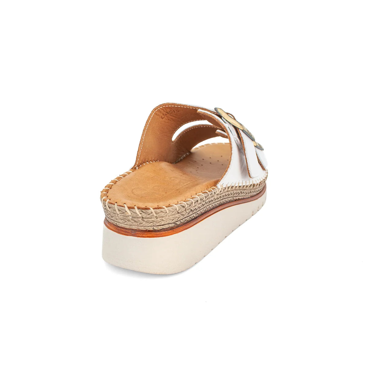 Sala Oasis Wedge Sandal – White Leather