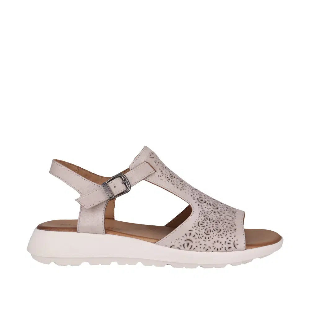 Cabello Penelope Sandal - Taupe Leather