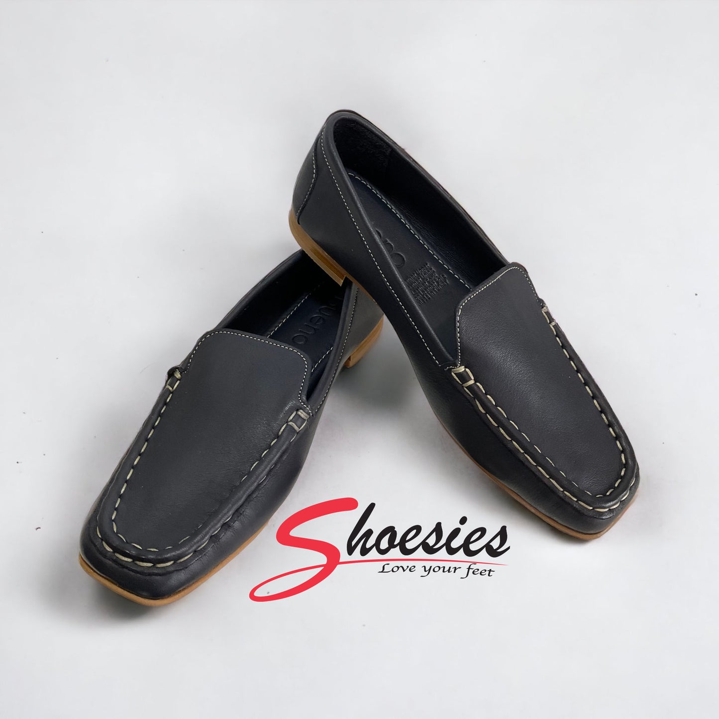 Bueno Mave Flat Shoes - Navy