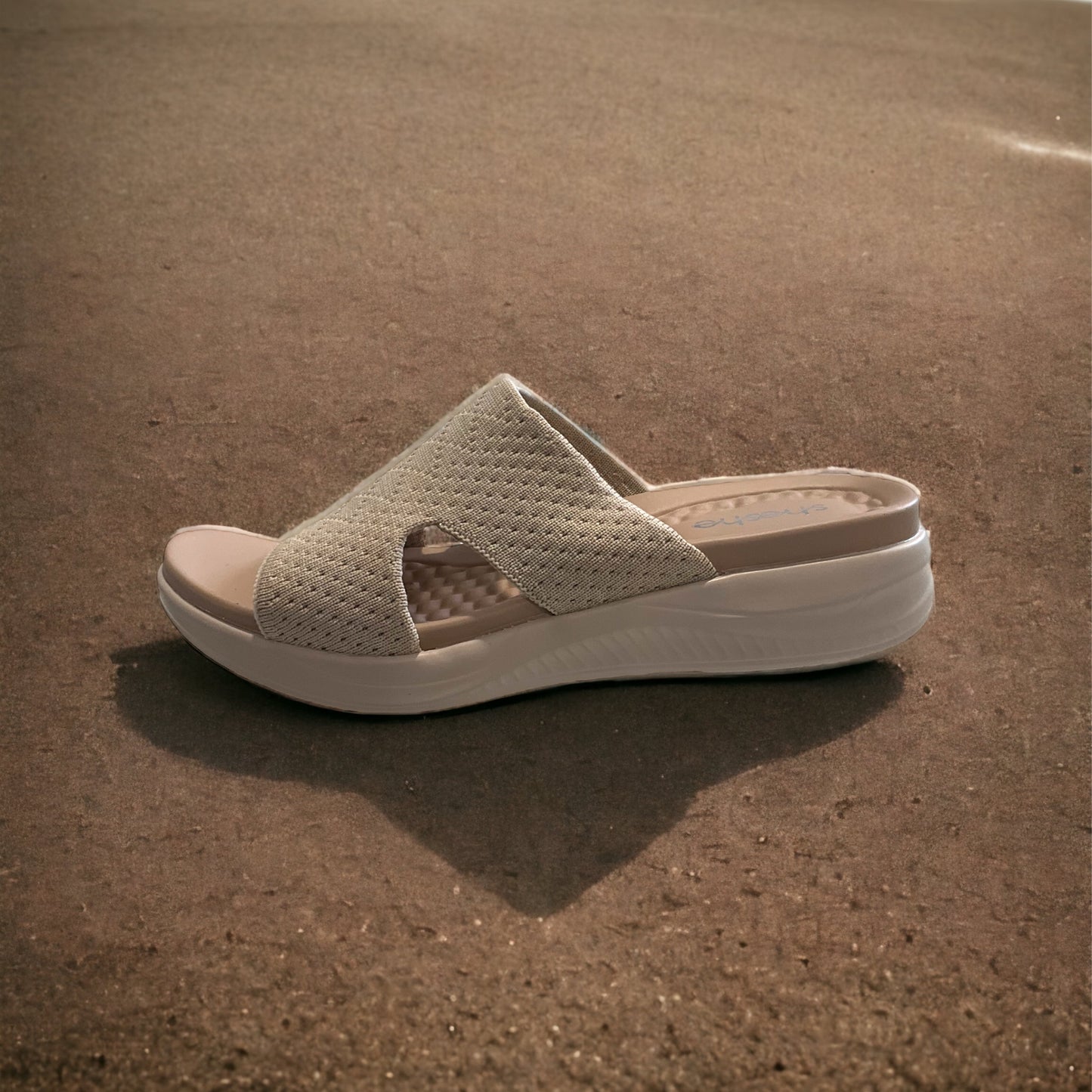 sheshe Australia Lia Slide in Stretch Active Flex - Beige