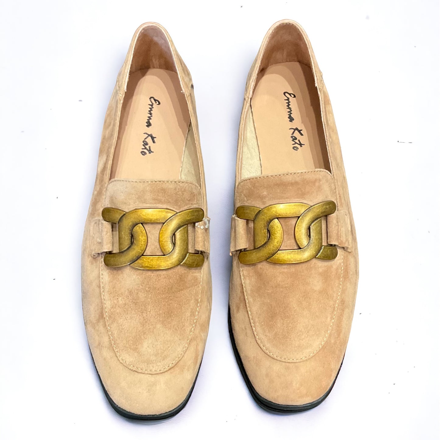 Emma Kate Nicole Loafers - Tan Suede