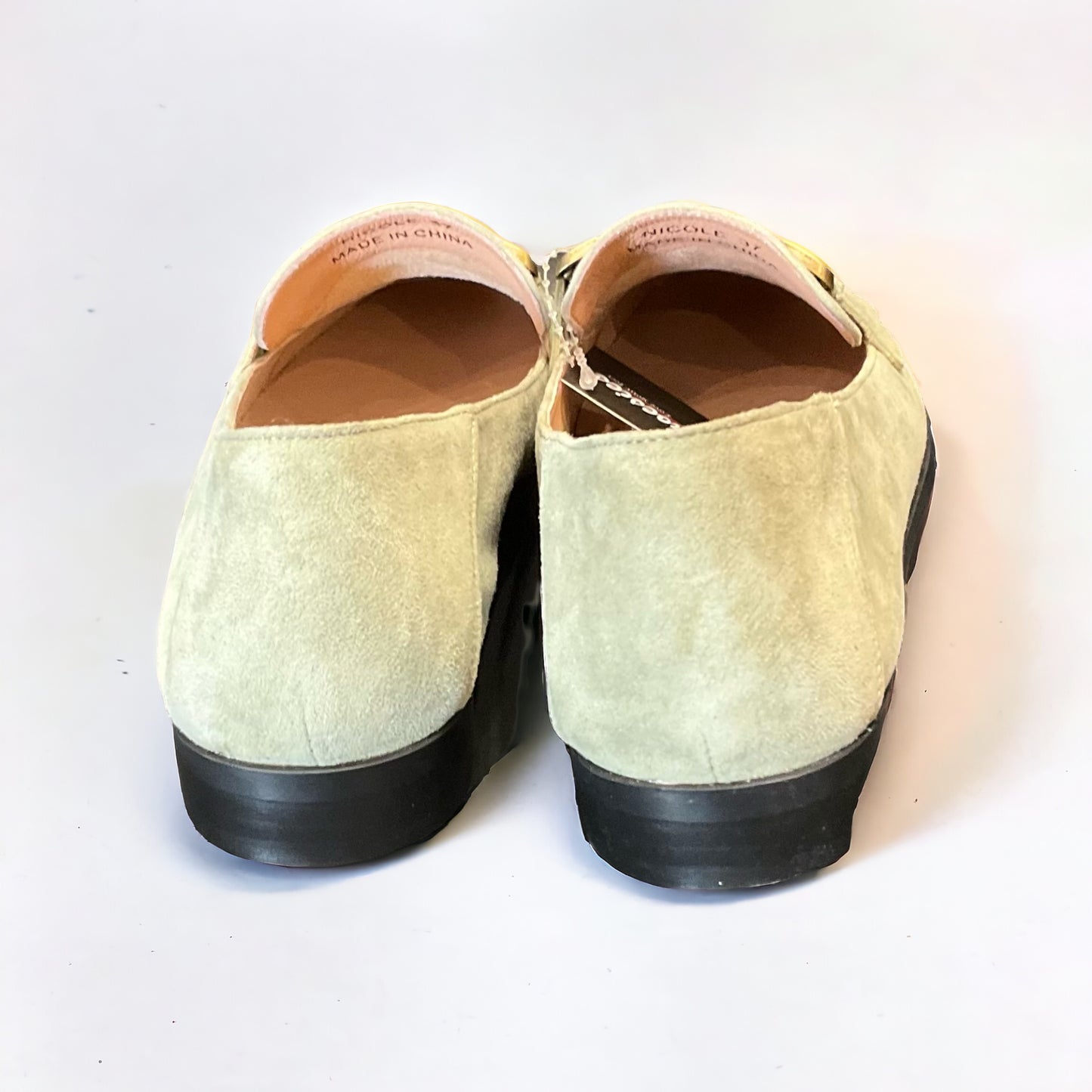 Emma Kate Nicole Loafers - Sage Suede