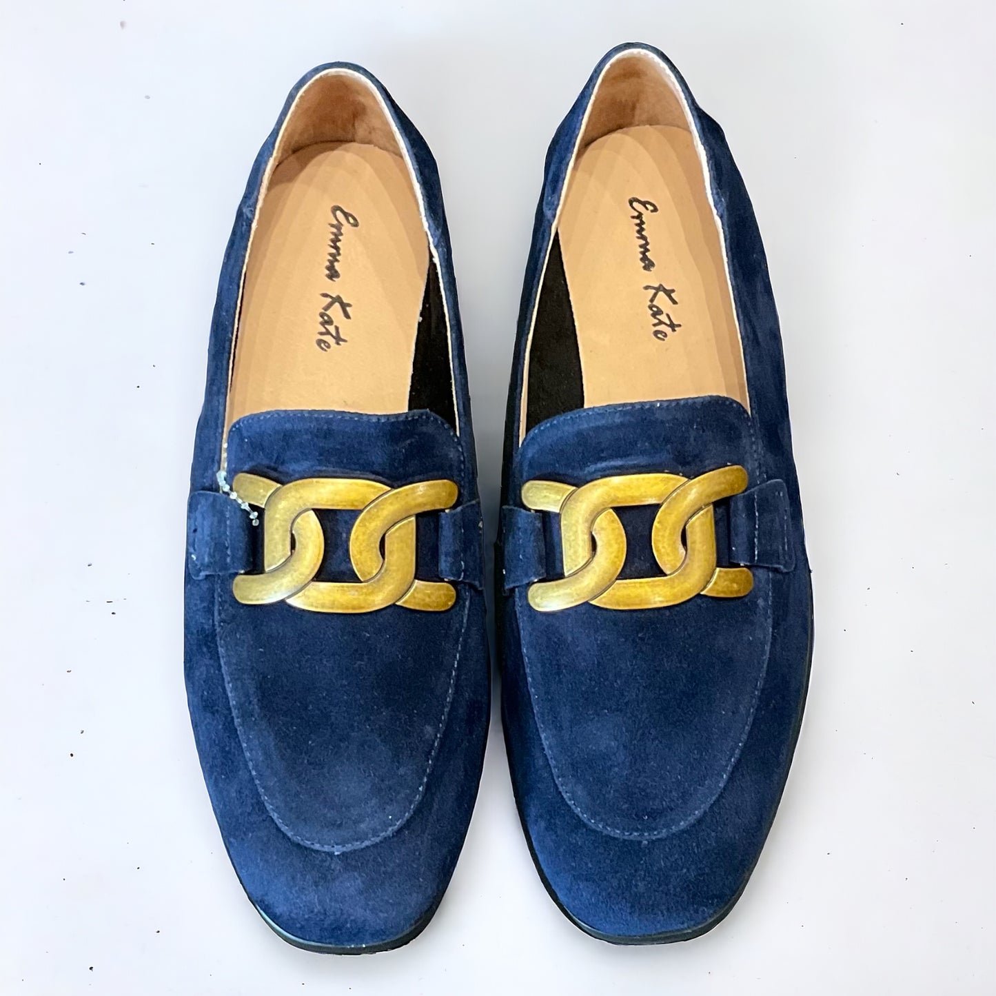 Emma Kate Nicole Loafers - Navy Suede