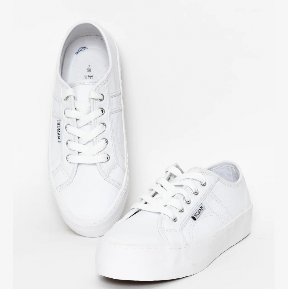 Human Premium Cass Sneakers - White