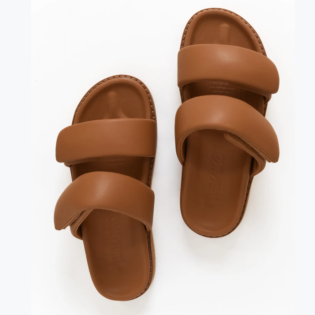 Human Premium Slides - Amy in Tan