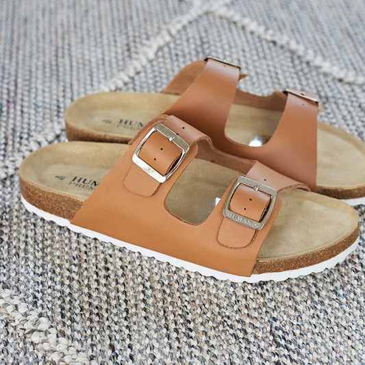 Human Premium Lynx Slides - Tan