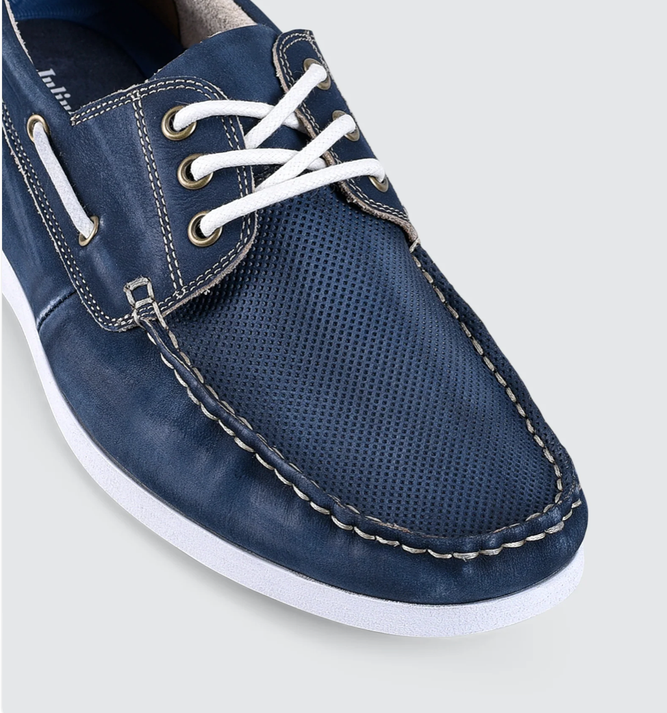 Julius Marlow Mens Lateral Shoe in Navy