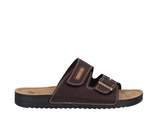 Carla Verde Men's Slide - Brown
