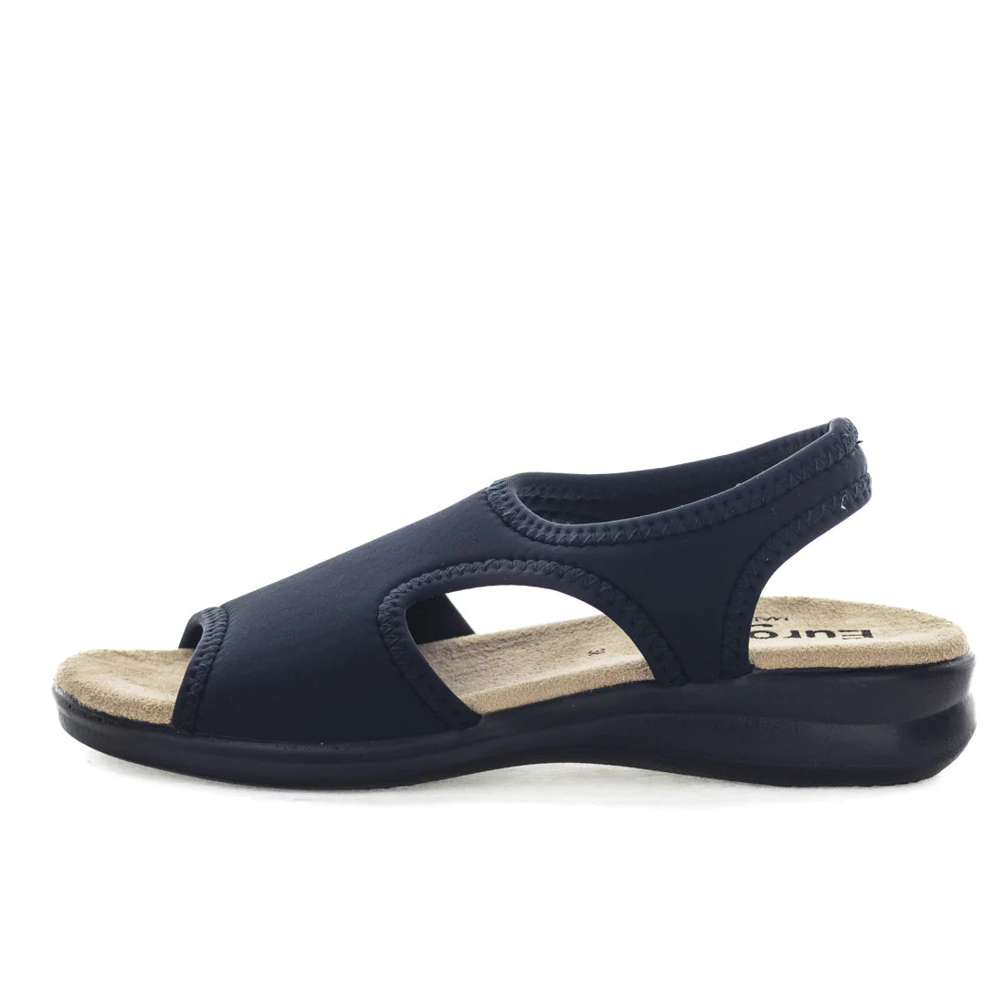 Euroflex Sicily - Black Sandal