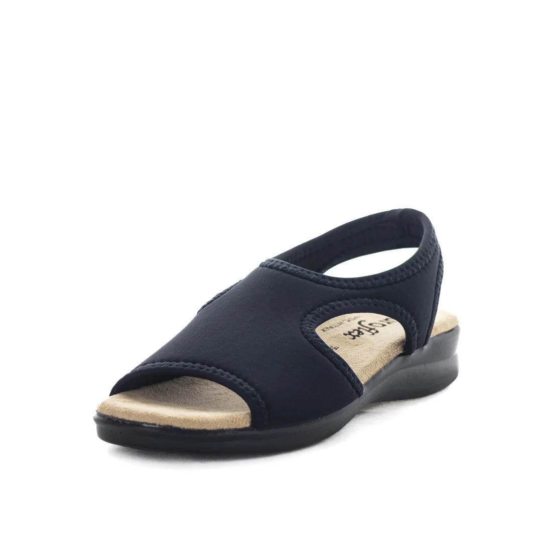 Euroflex Sicily - Black Sandal