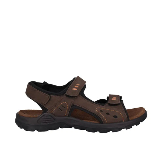 Cabello Mens Trail Sandal - Brown Leather