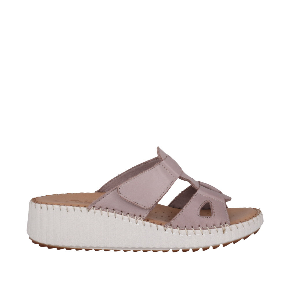 Cabello Twine Sandal - Taupe Leather