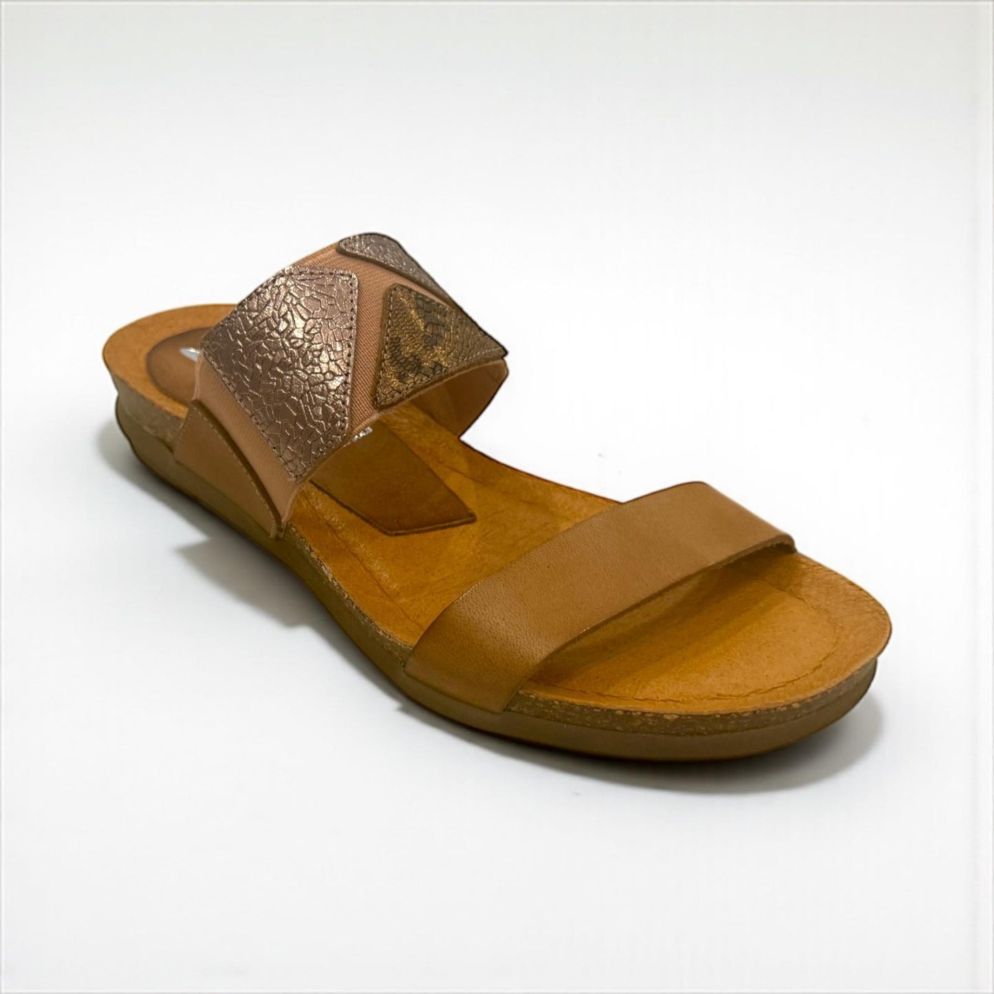 Zeta Resort Sandal - Tan Leather