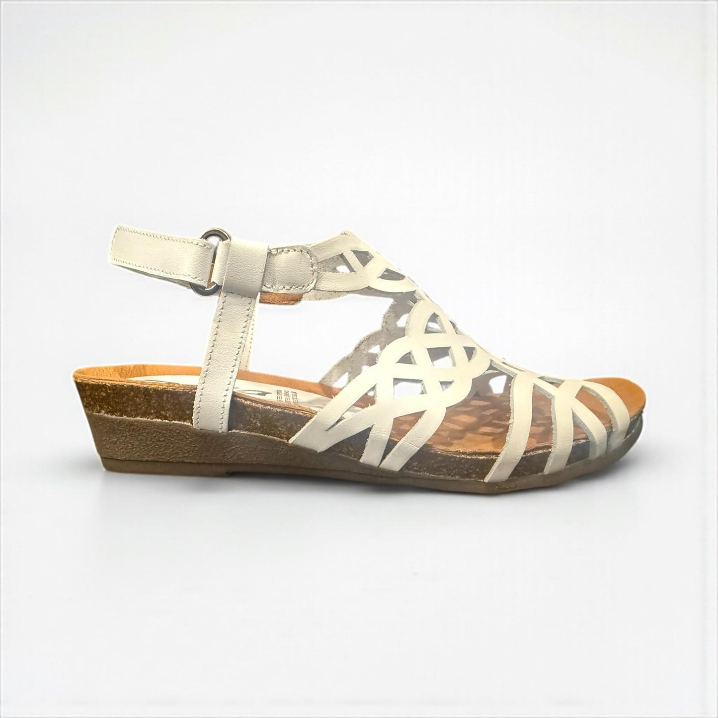 Zeta Izabel Sandal - White Leather