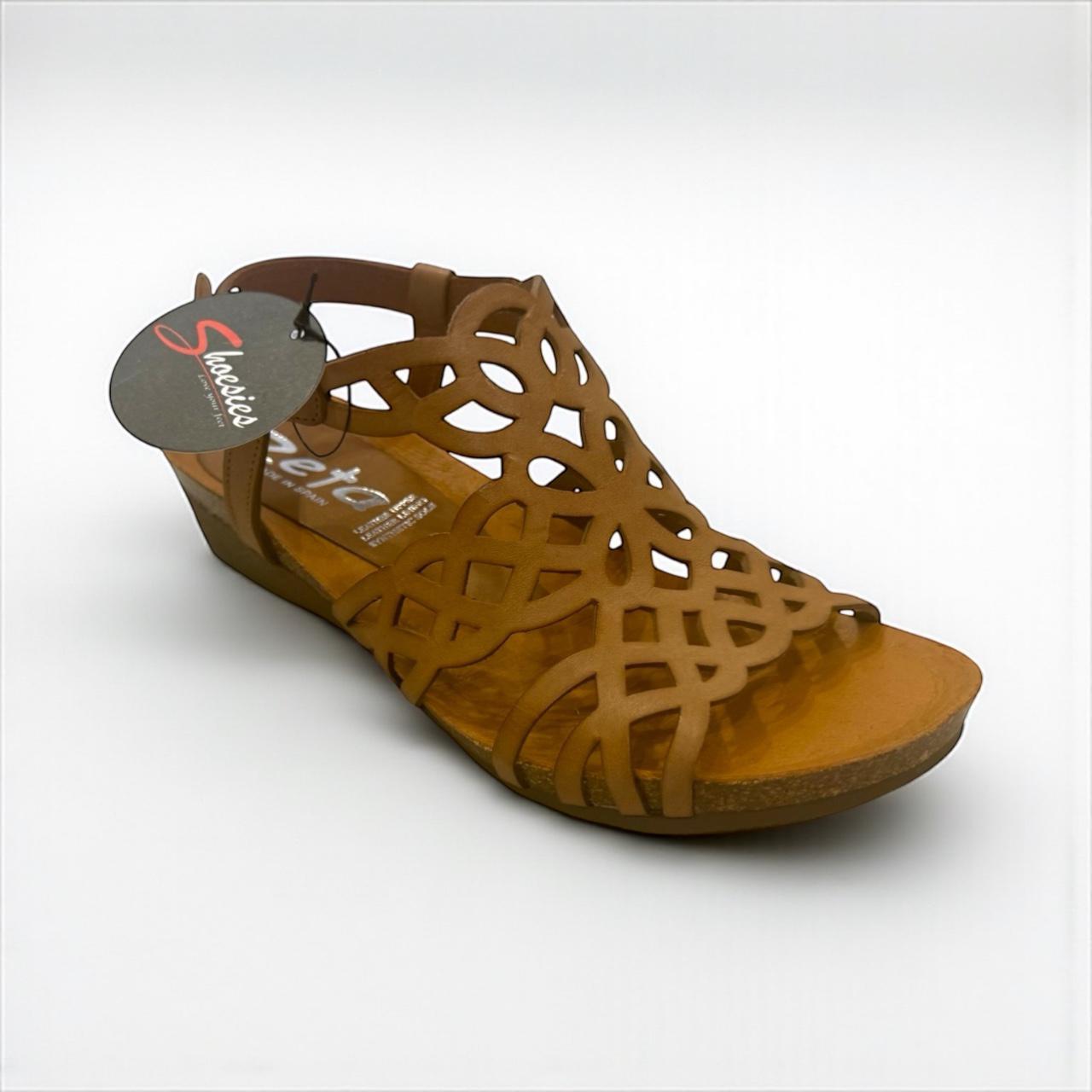 Zeta Izabel Sandal - Tan Leather