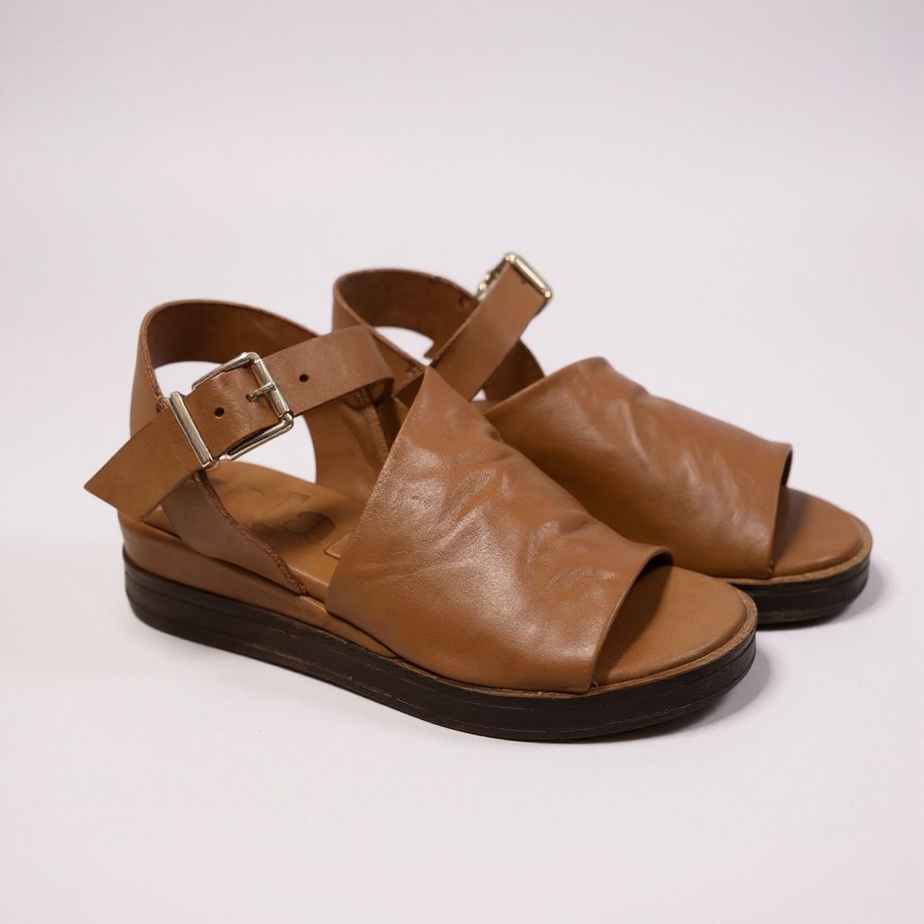 Sala Positano Sandal - Coconut (Tan) Leather
