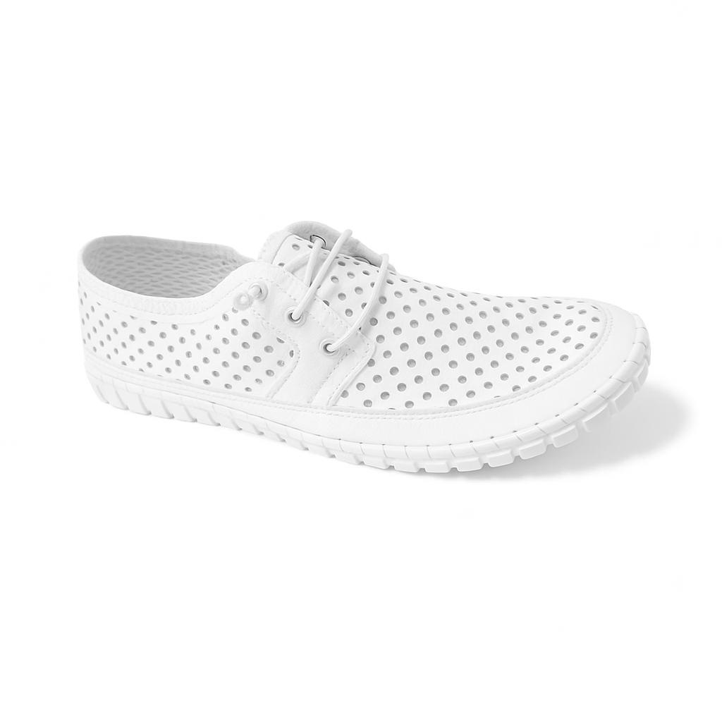 Cabello Cloud Sneakers - White Leather