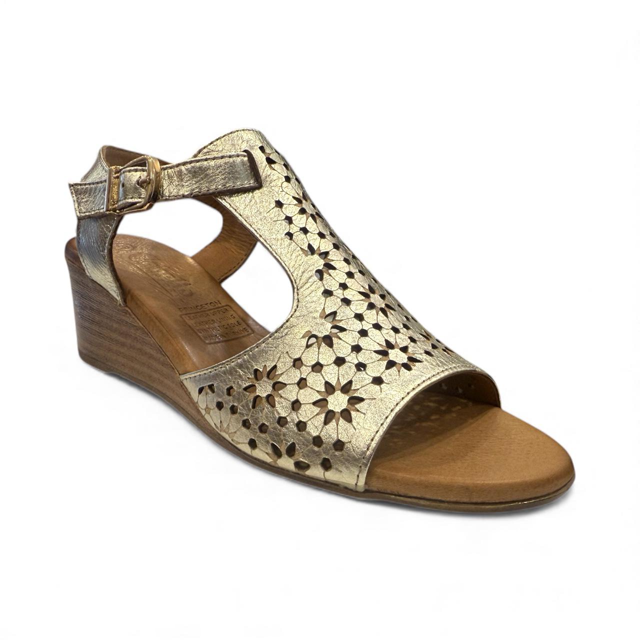 Cabello Princeton - Gold Leather