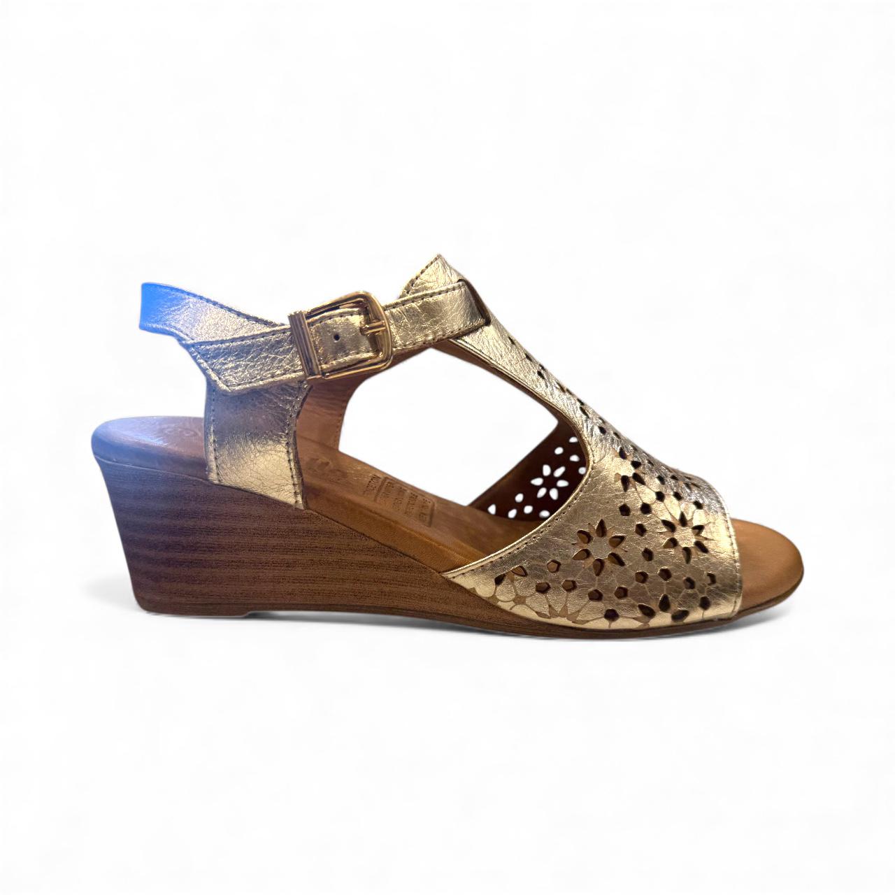 Cabello Princeton - Gold Leather