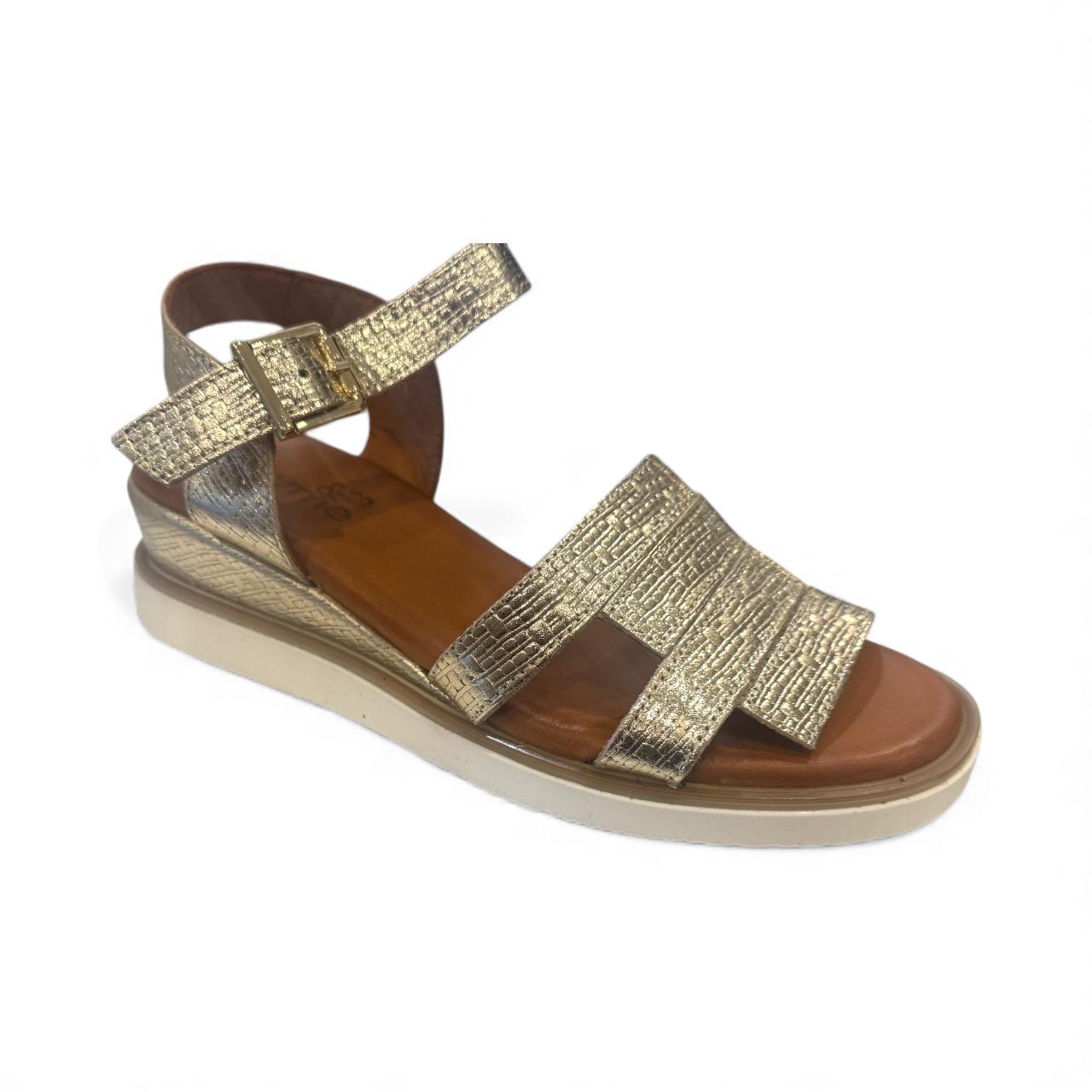 Thyme & Co - Ludo Sandal Gold Leather
