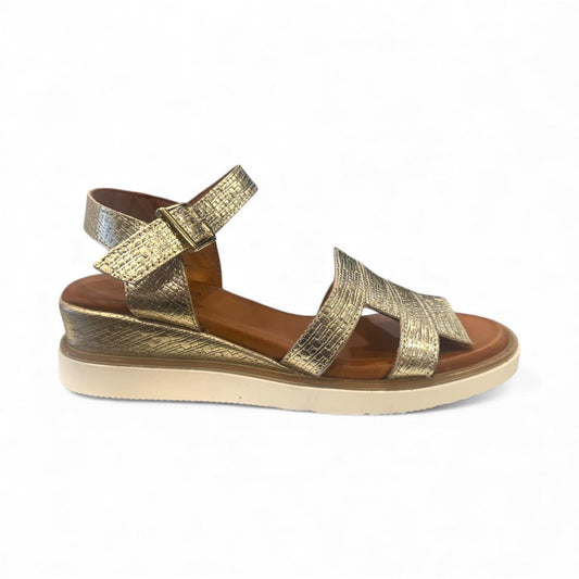 Thyme & Co - Ludo Sandal Gold Leather