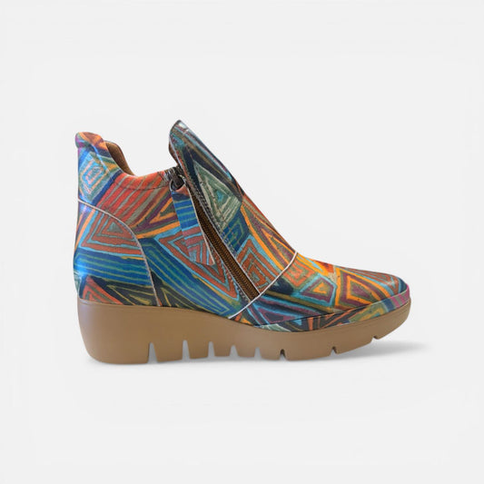 Sala Sony-INTE Wedge Boot – Mosaic Multi