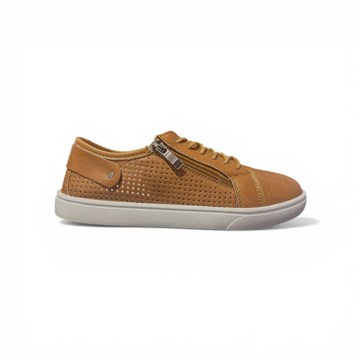 Mabella Milano Sneaker - Tan Leather