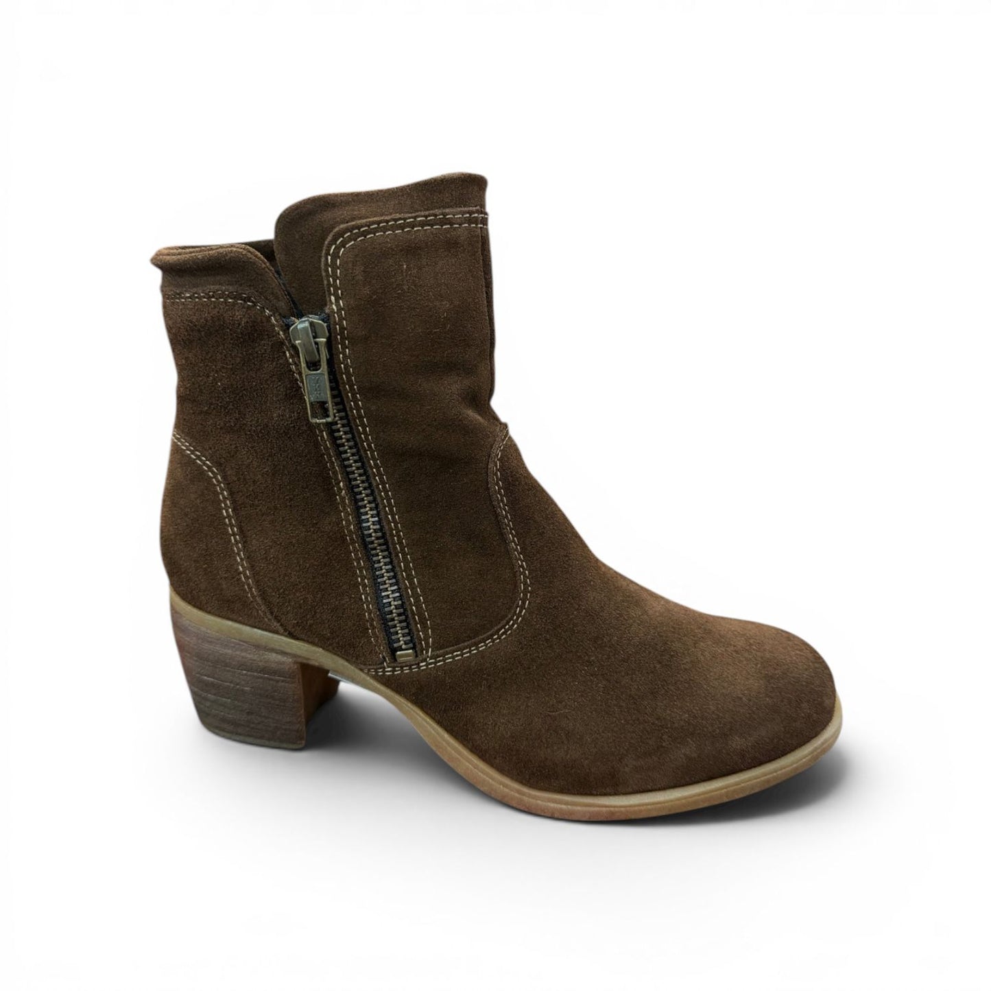 Zeta Rocio Basket Ankle Boot – Chocolate Suede
