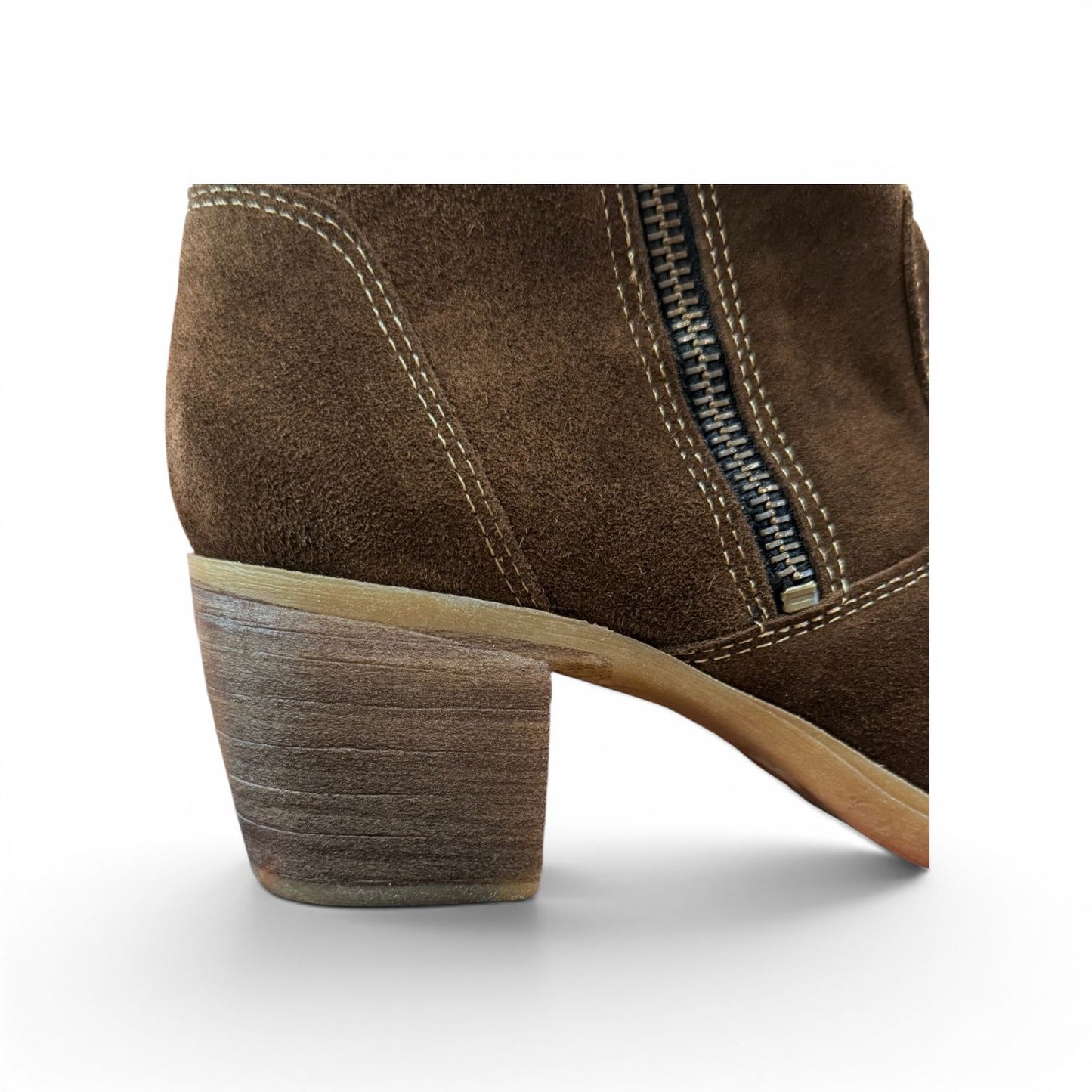 Zeta Rocio Basket Ankle Boot – Chocolate Suede