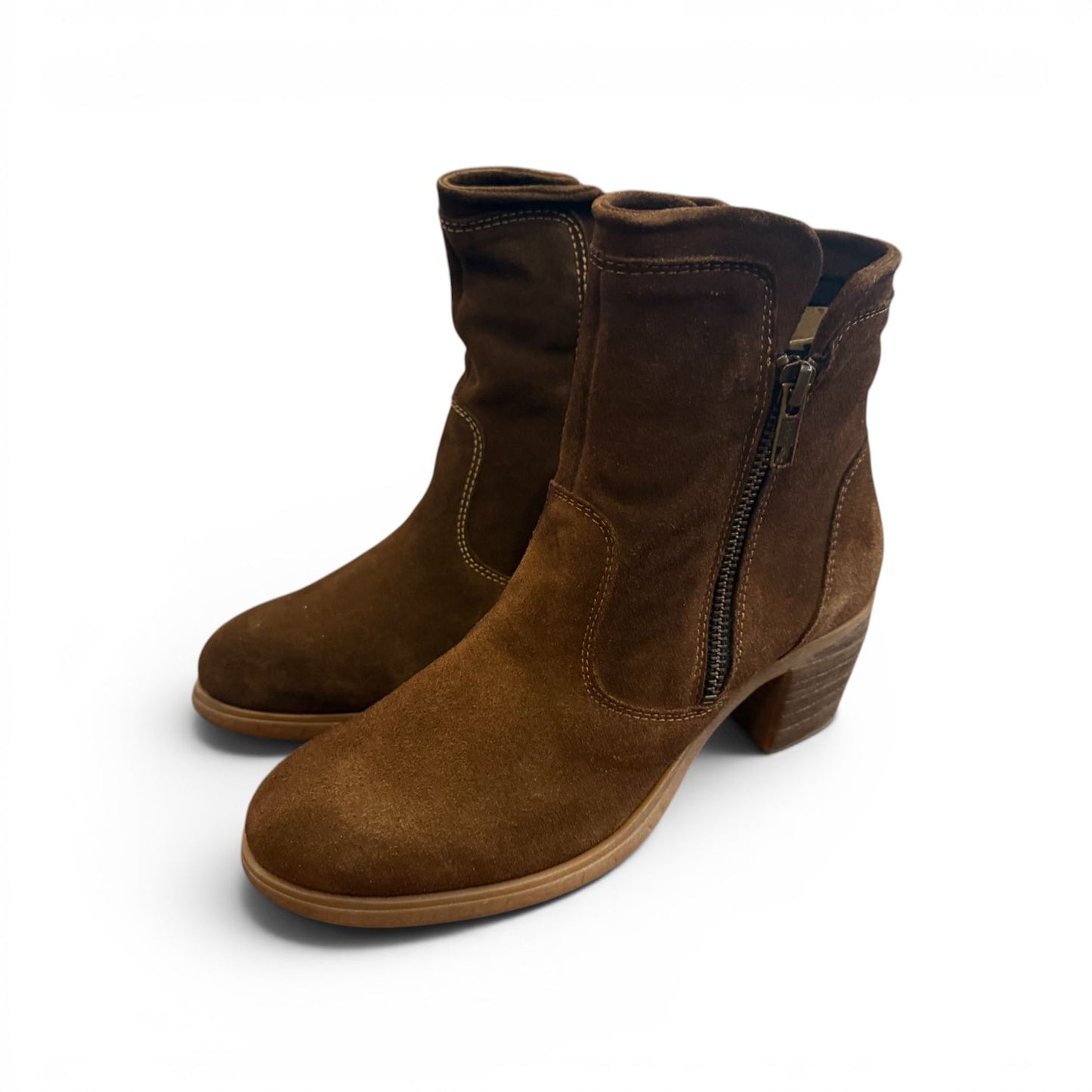 Zeta Rocio Basket Ankle Boot – Chocolate Suede