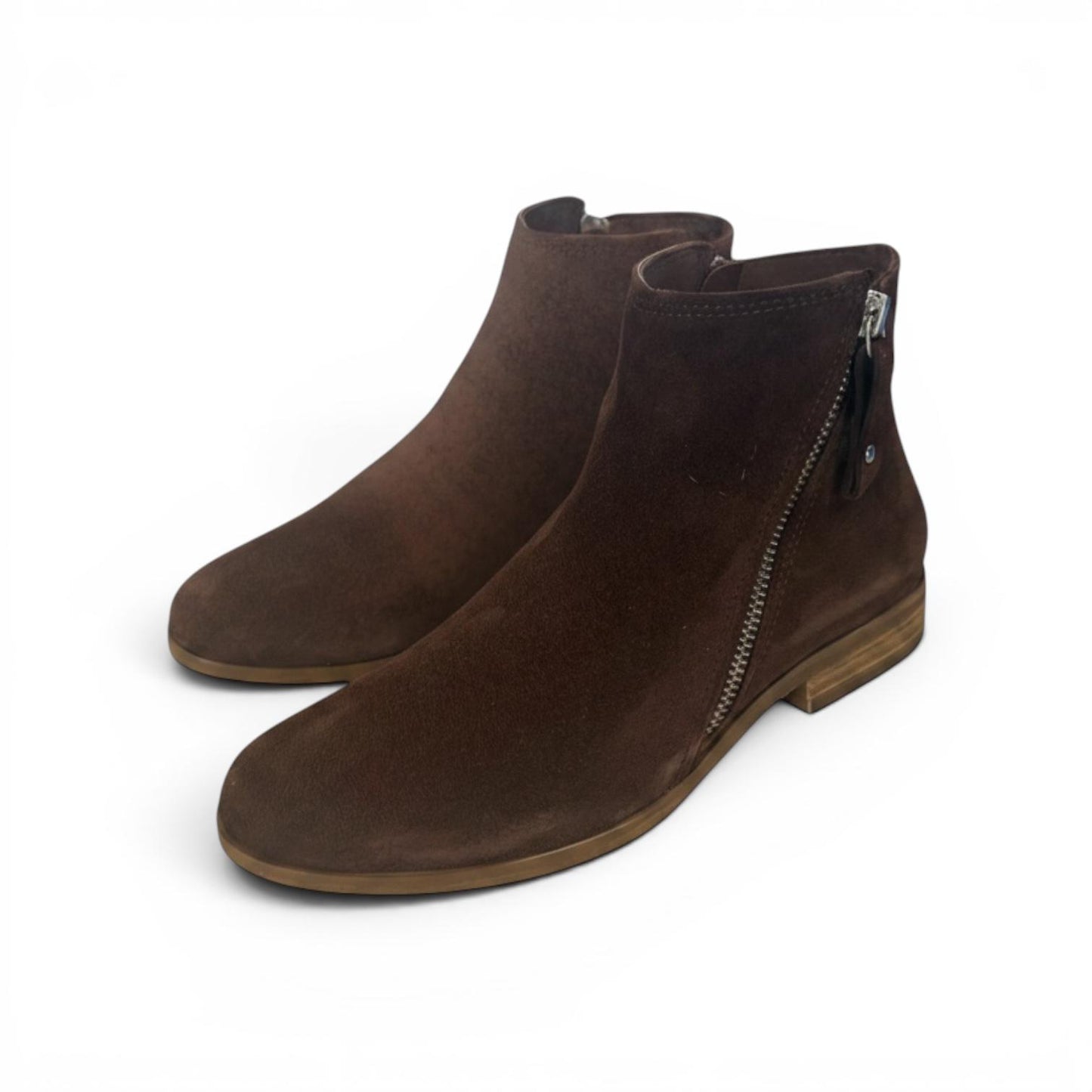 Thyme & Co Parade Boot – Brown Suede