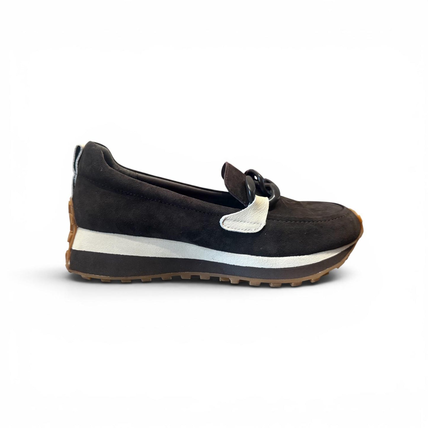 Top End Zaphas Loafer - Black/Milk Suede