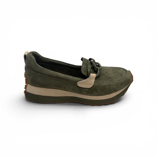 Top End Zaphas Loafer - Khaki/Milk Suede