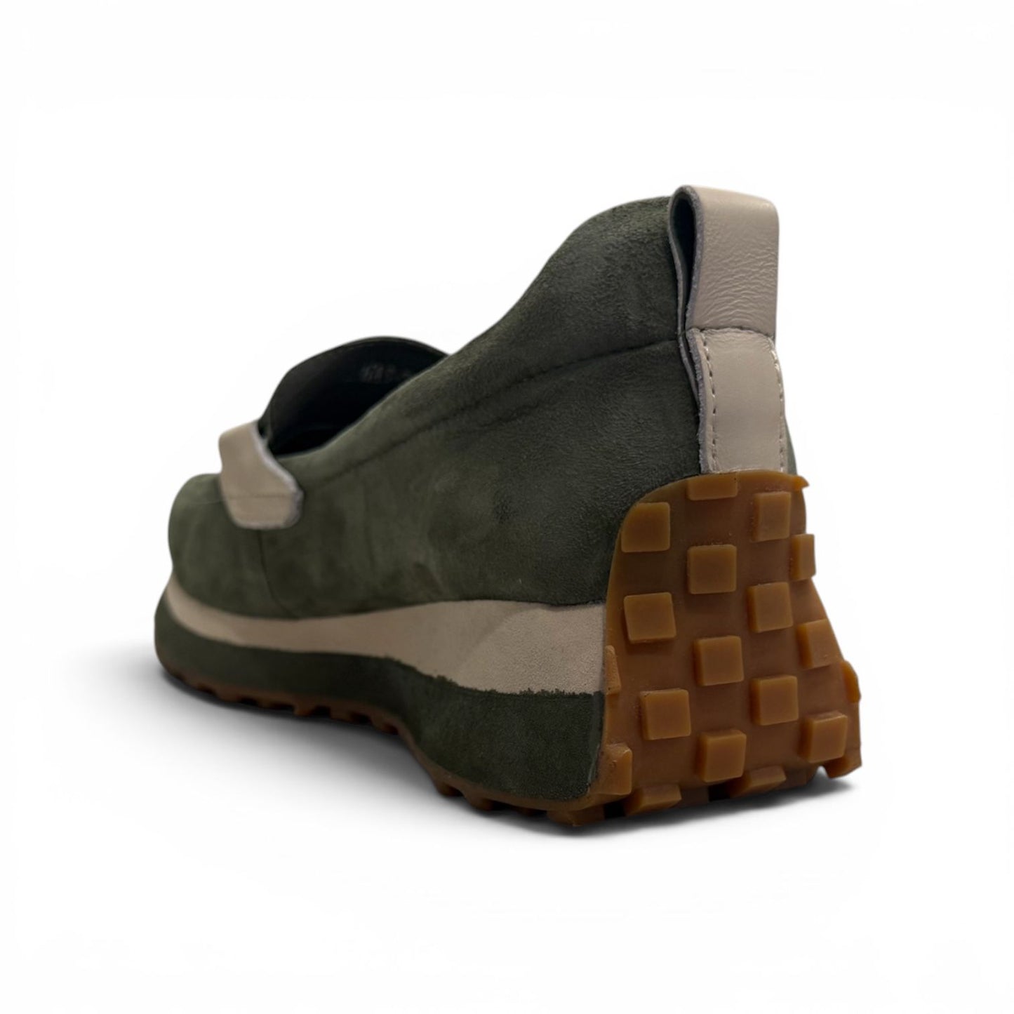 Top End Zaphas Loafer - Khaki/Milk Suede