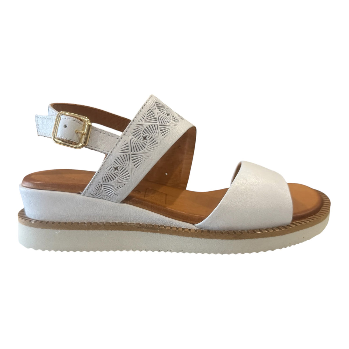 Cabello Arrow – White Leather