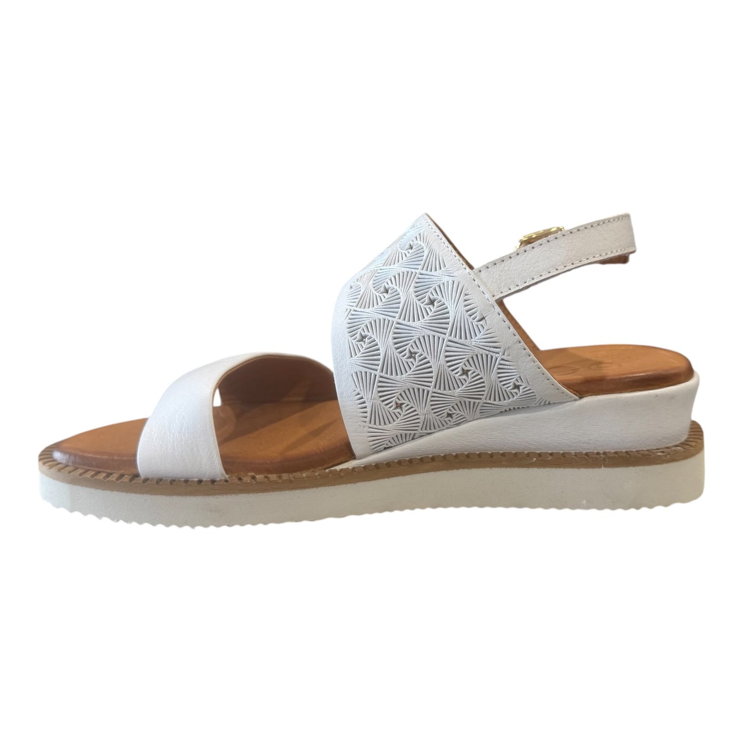 Cabello Arrow – White Leather
