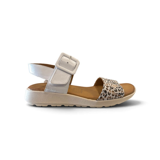 Cabello Pepe - White Leopard Leather