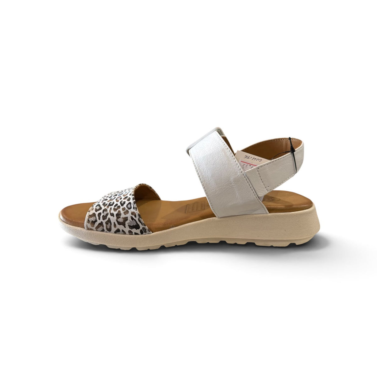 Cabello Pepe - White Leopard Leather