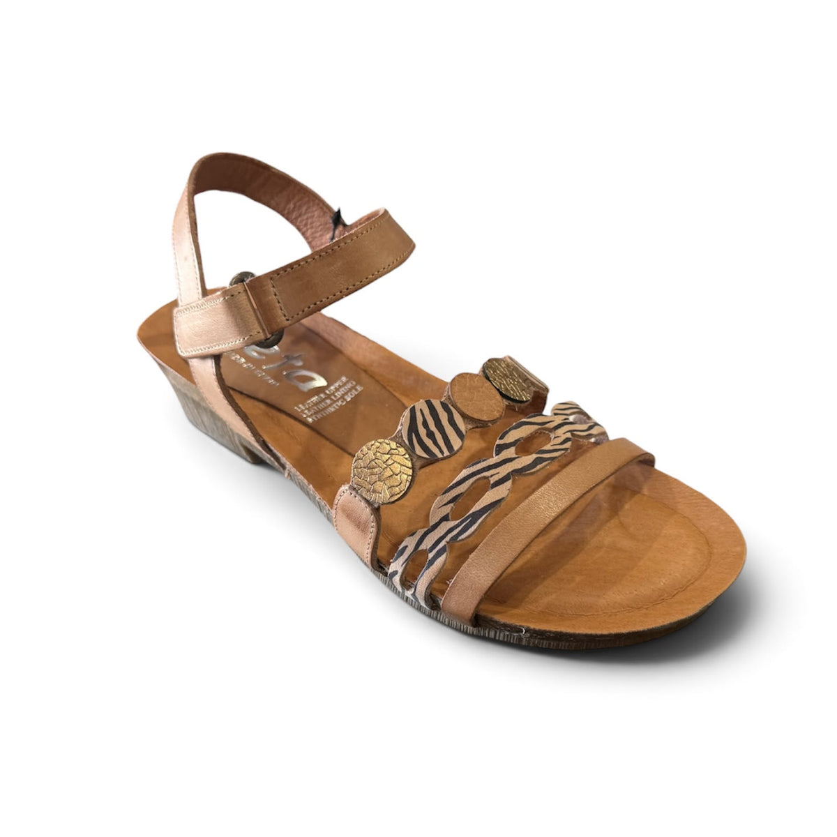 Zeta Idalia – Beige Leather
